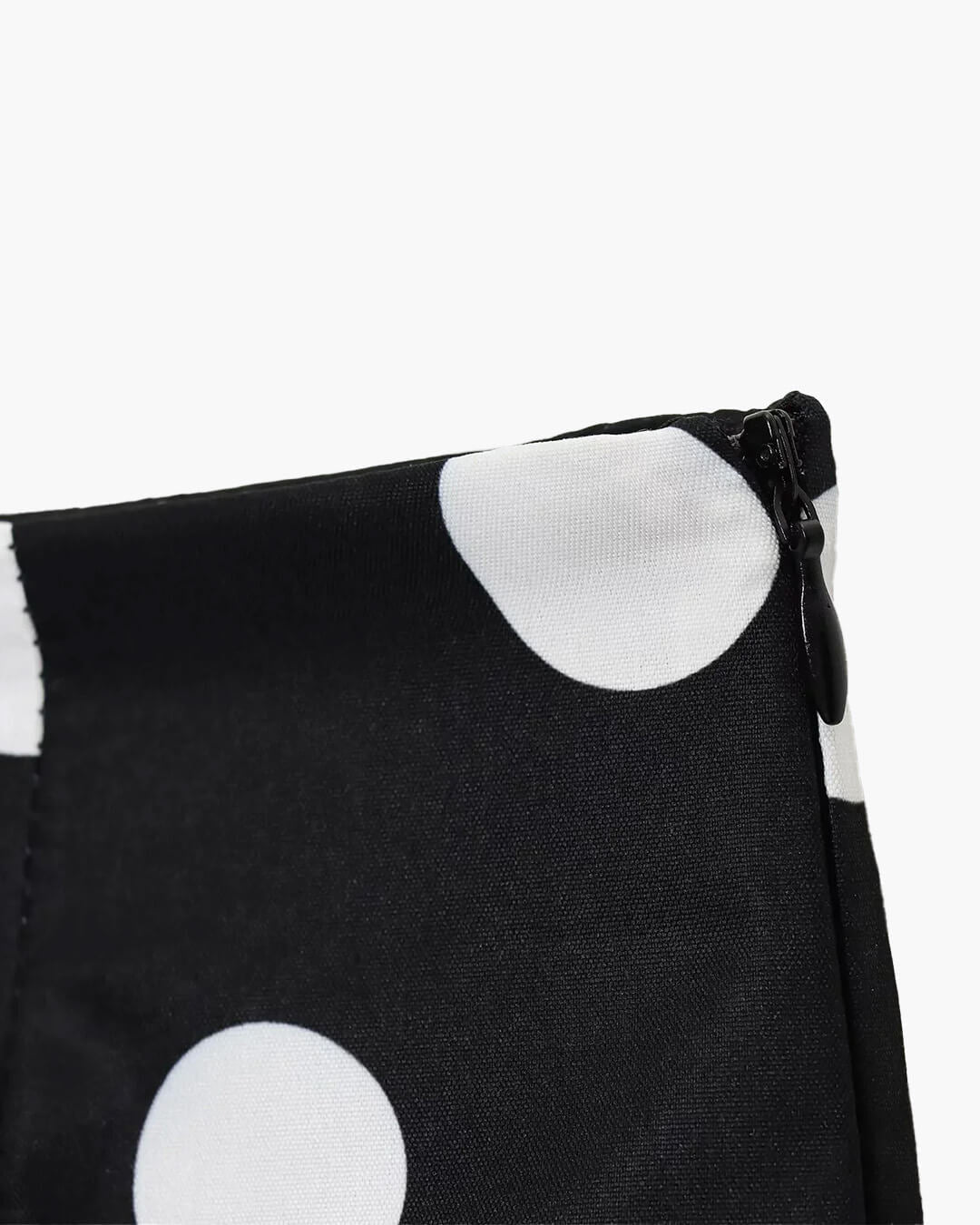 ZEYA - Marjorie Polka Dot High-Waisted Mini Shorts