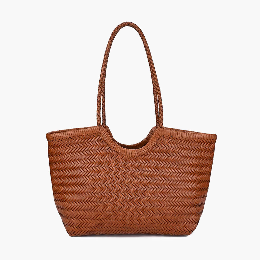 ZEYA - Mica Woven Faux Leather Bag