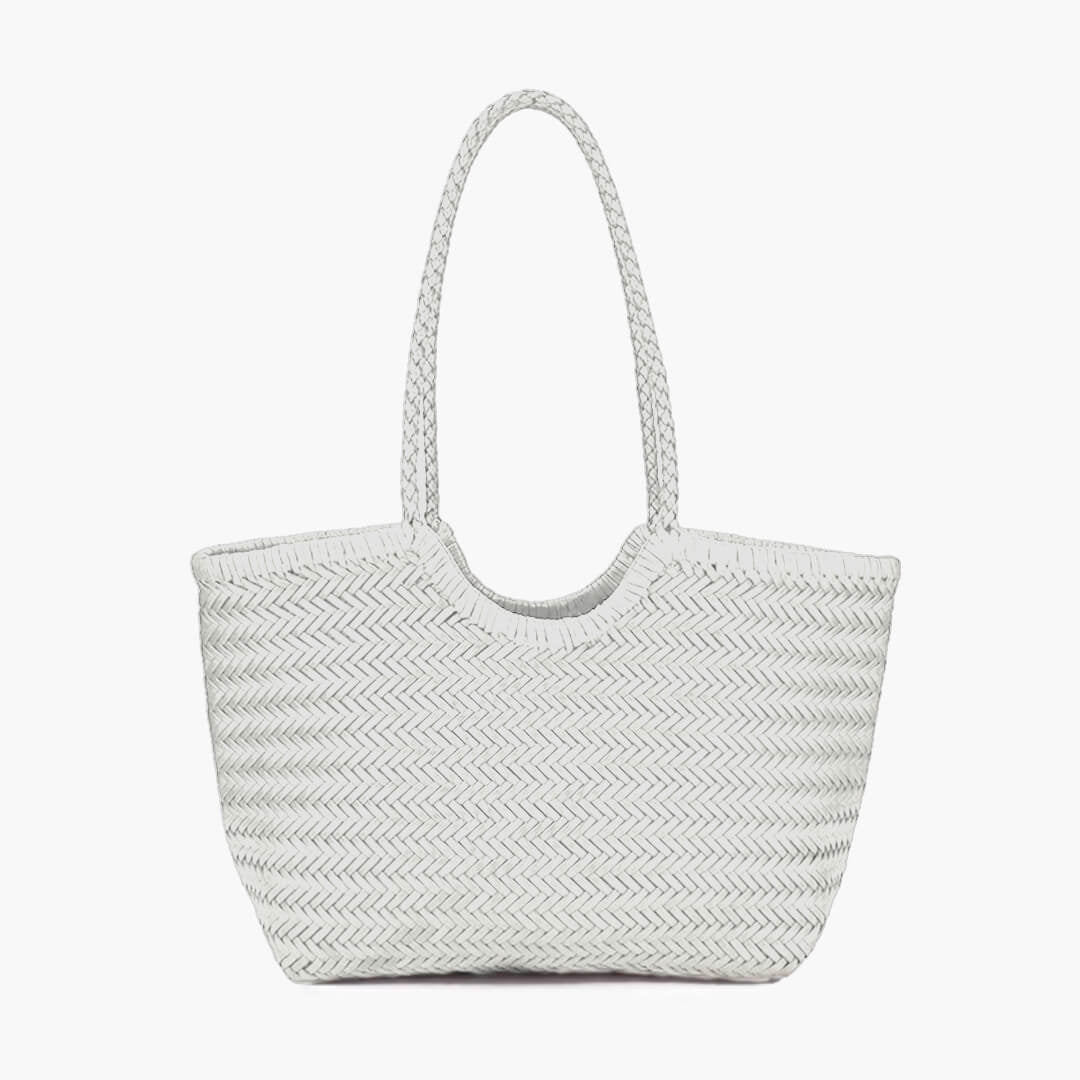 ZEYA - Mica Woven Faux Leather Bag