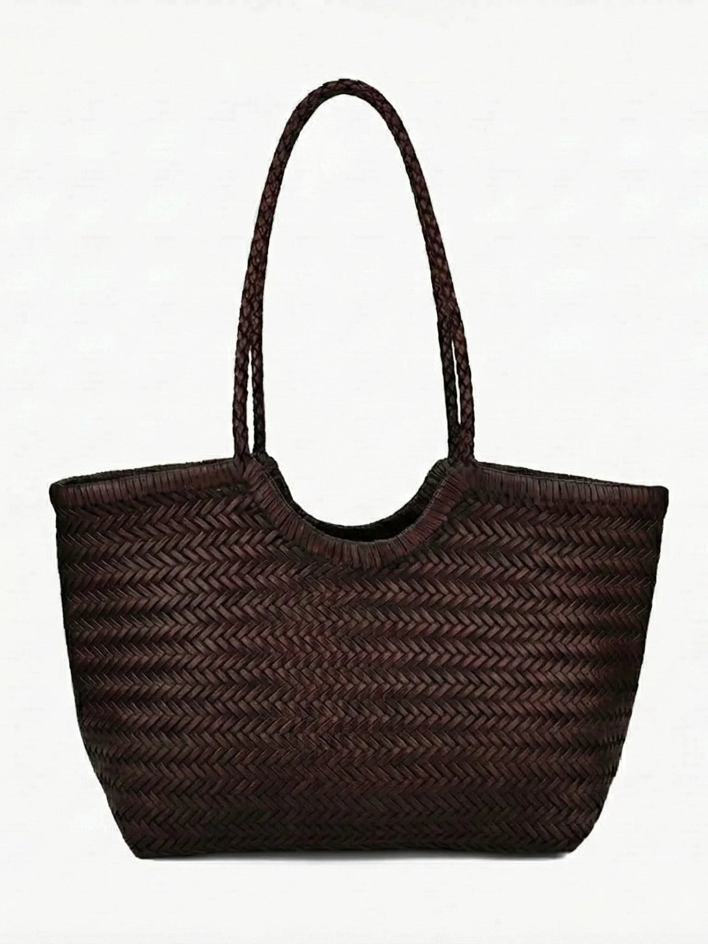 ZEYA - Mica Woven Faux Leather Bag