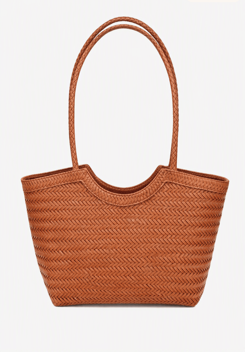ZEYA - Mica Woven Faux Leather Bag