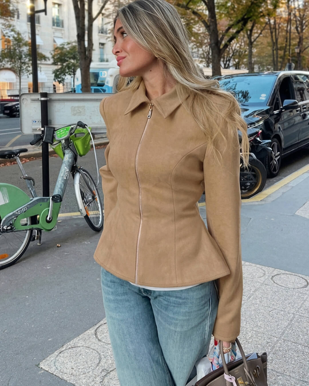 ZEYA - Mila Faux Suede Jacket