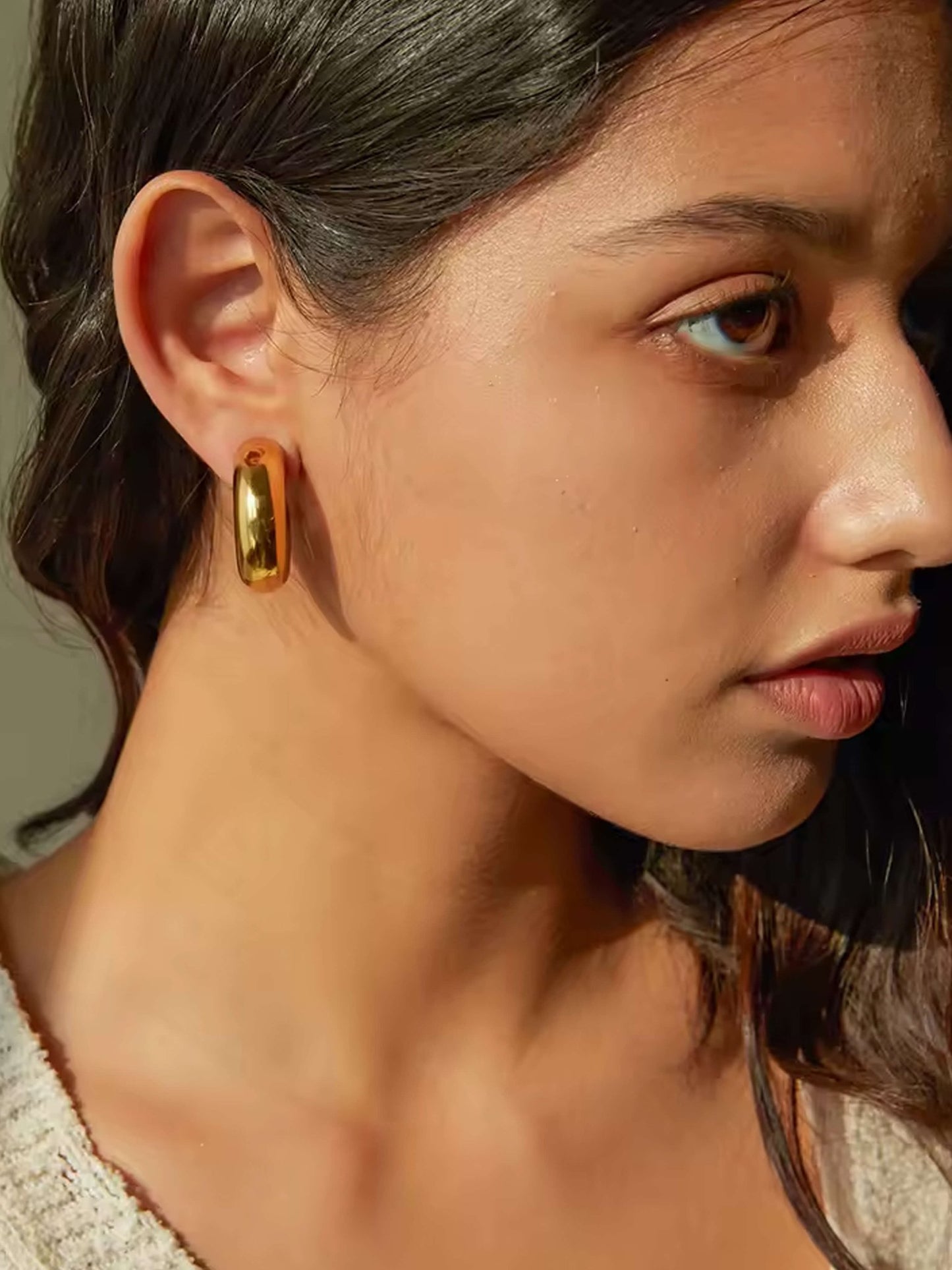 ZEYA - Milena Chunky Hoop Earrings