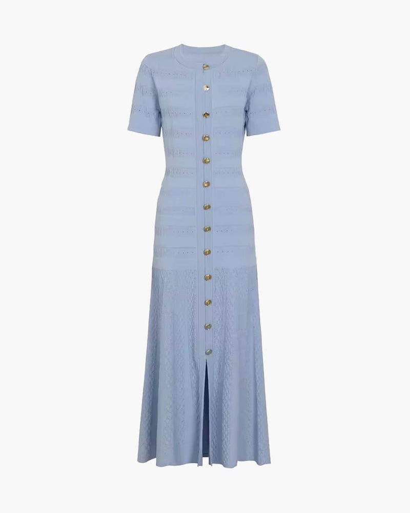 ZEYA - Milena Ribbed Knit Midi Dress