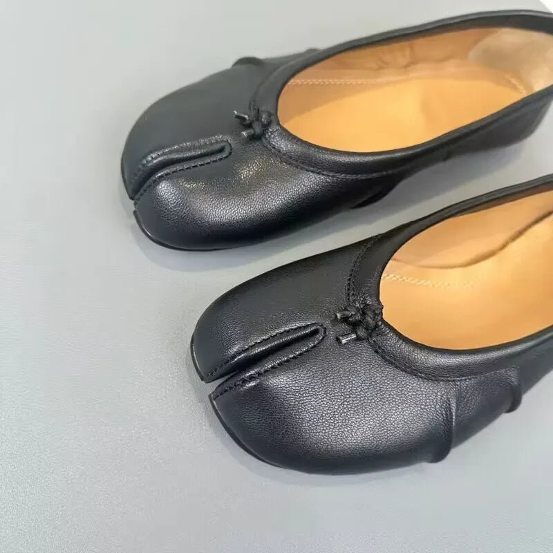 ZEYA - Miranda Split-Toe Leather Mules