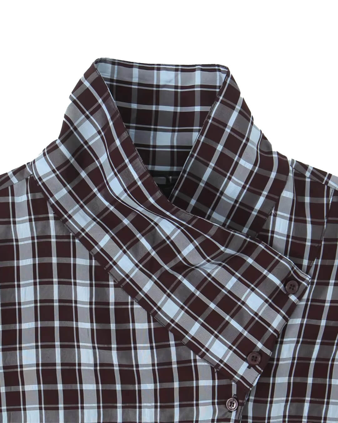 ZEYA - Monica Plaid Poplin Wrap Shirt