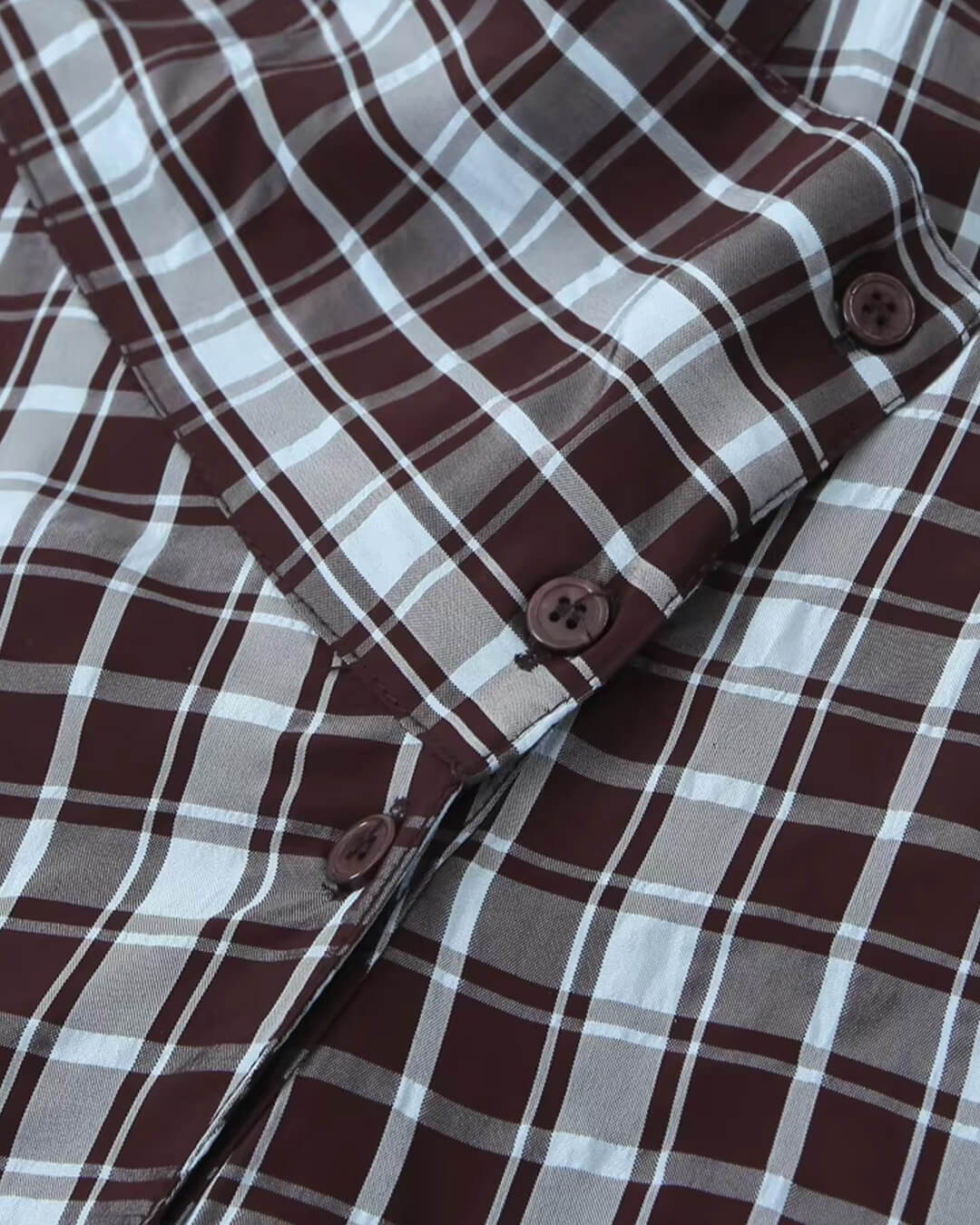 ZEYA - Monica Plaid Poplin Wrap Shirt