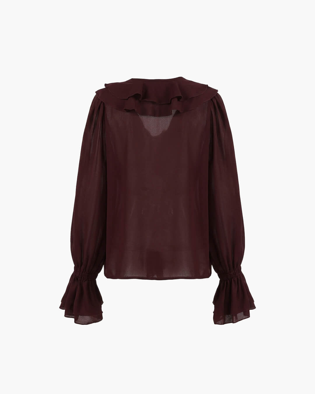 ZEYA - Monica Tie Neck Ruffled Blouse