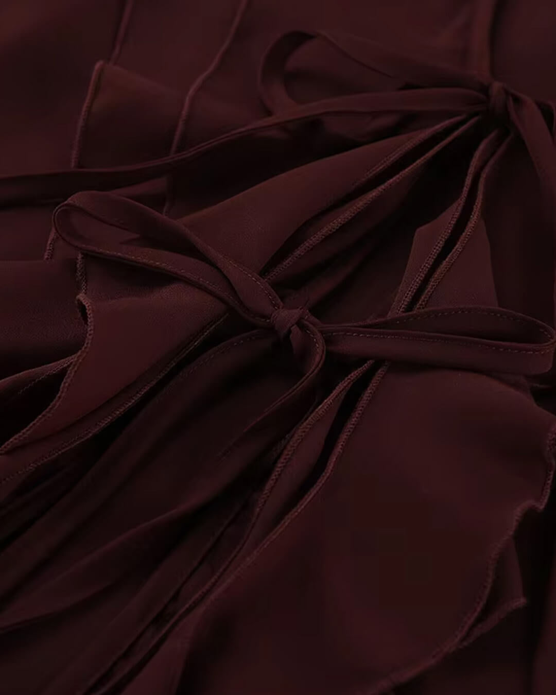 ZEYA - Monica Tie Neck Ruffled Blouse