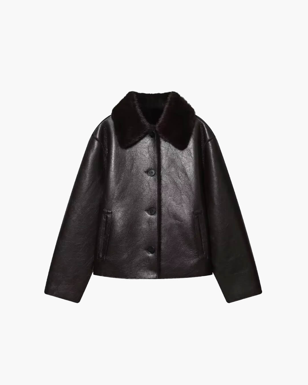 ZEYA - Naomi Reversible Faux fur Leather Jacket
