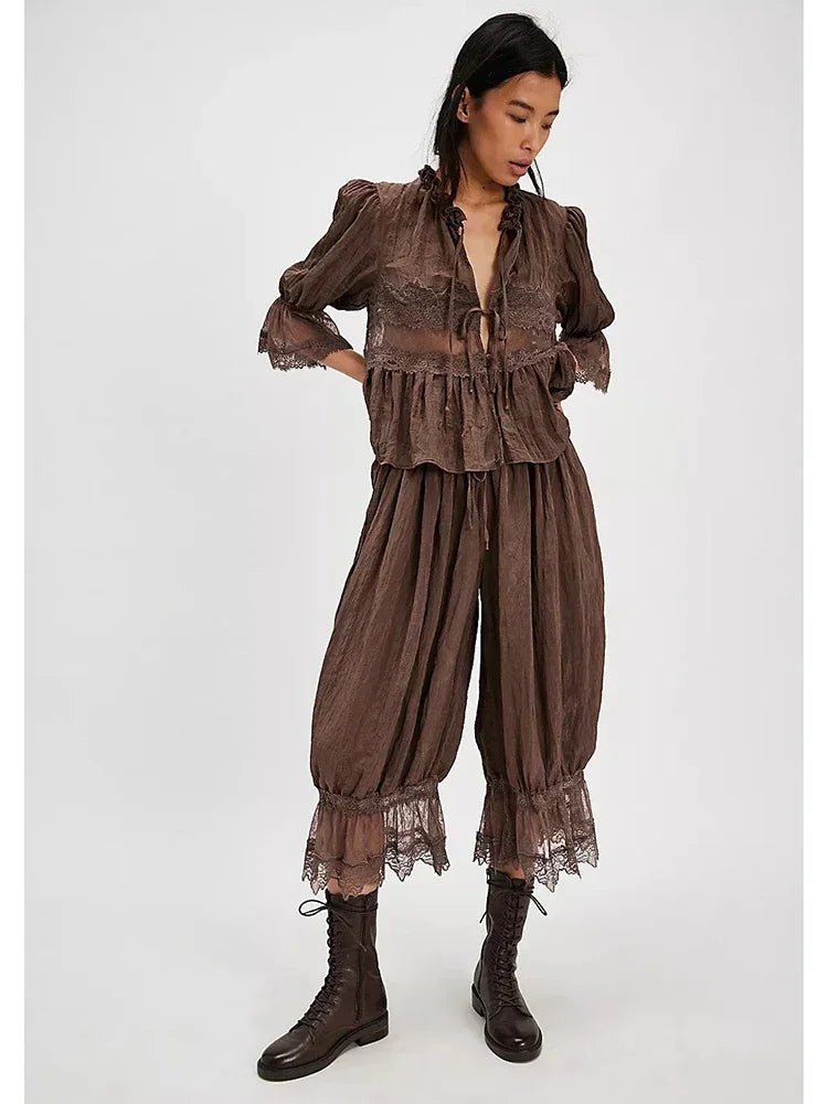 ZEYA - Natasha Lace Lantern Suit