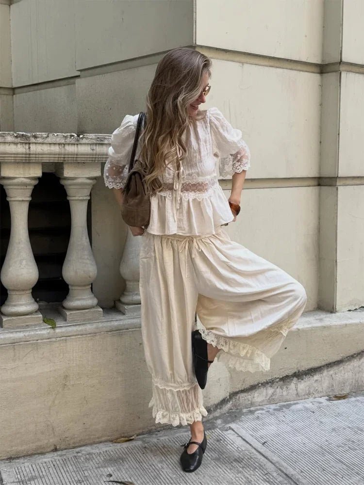ZEYA - Natasha Lace Lantern Suit