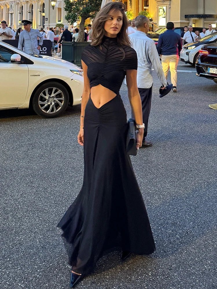 ZEYA - Natasha Ruched Bodycon Maxi Dress