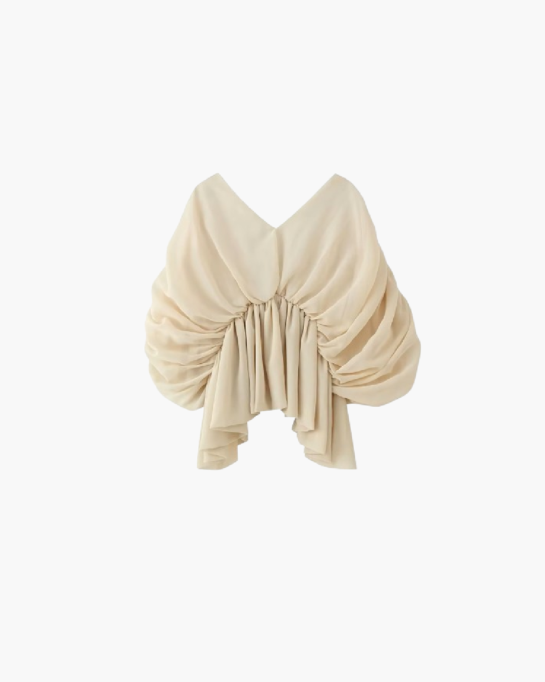 Miriam Draped Chiffon Top