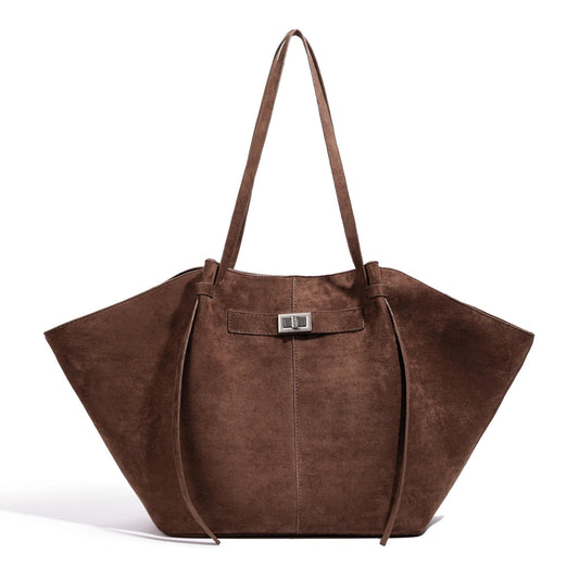 ZEYA - Nora Bat-Wing Suede Tote Bag