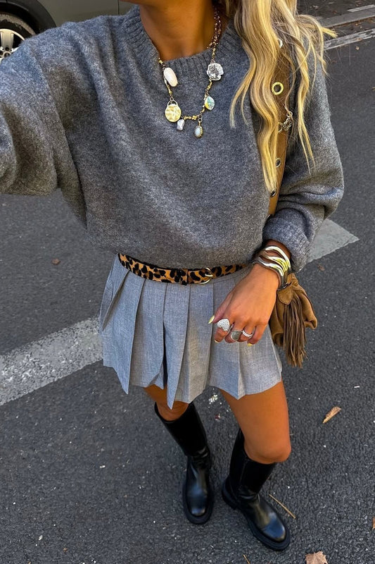 ZEYA - Nora Ribbed Knit Sweater
