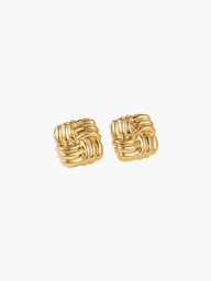 Paris Luxe Quadratische Ohrstecker