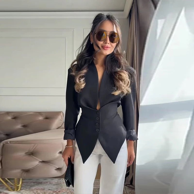 ZEYA - Patricia Structured Cinched Blazer