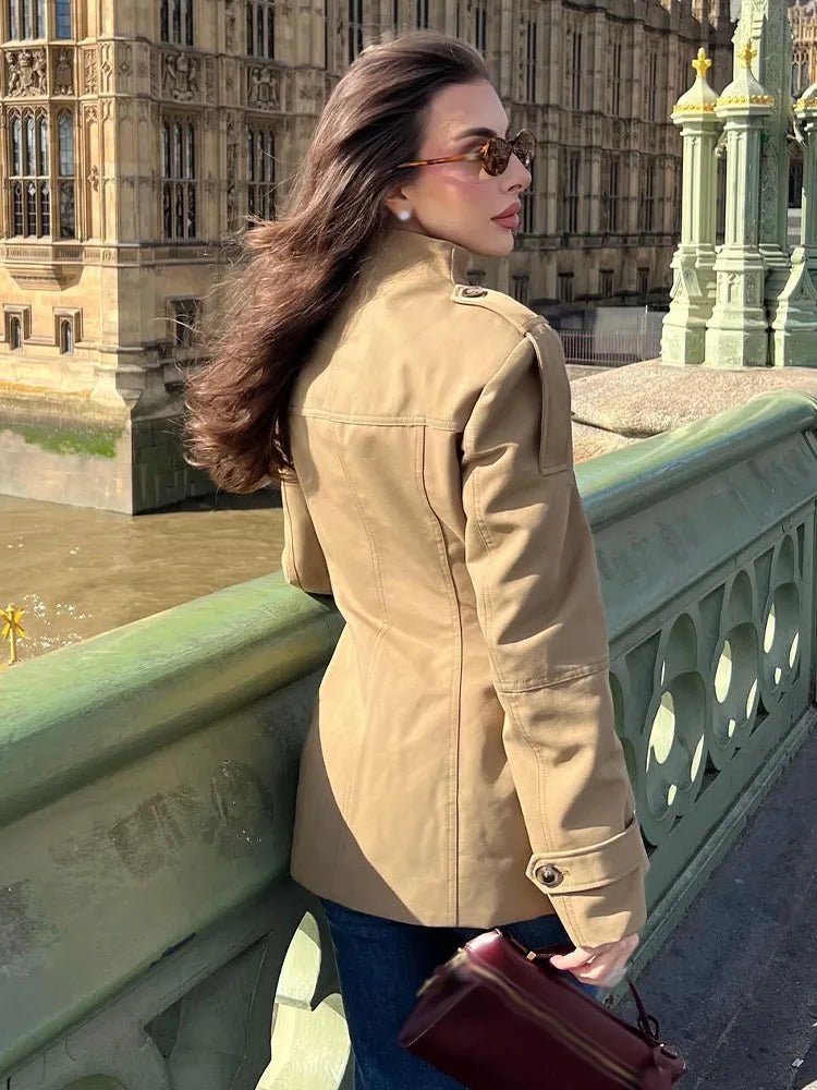 ZEYA - Phoebe Fitted High Neck Jacket