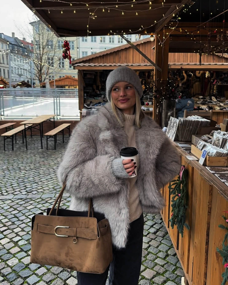 ZEYA - Rebecca Faux Fur Hooded Jacket