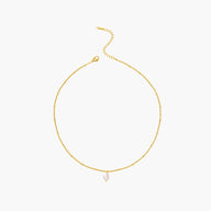 Collier pendentif perle Reina
