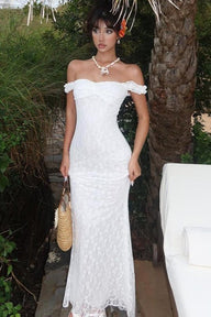 Rosalind Spitzen Maxi-Kleid