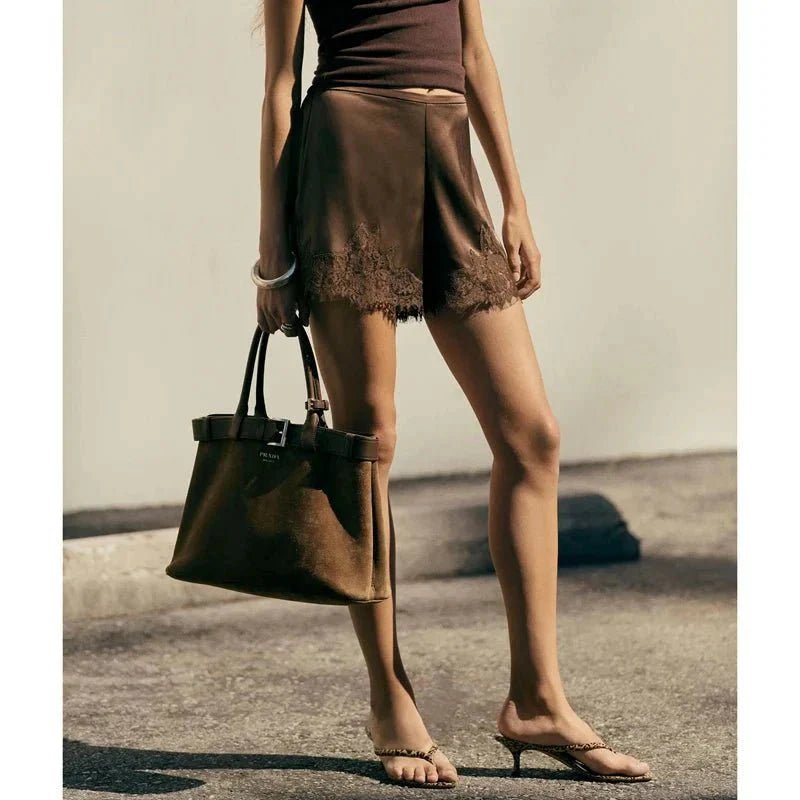 ZEYA - Rosaline Satin Shorts