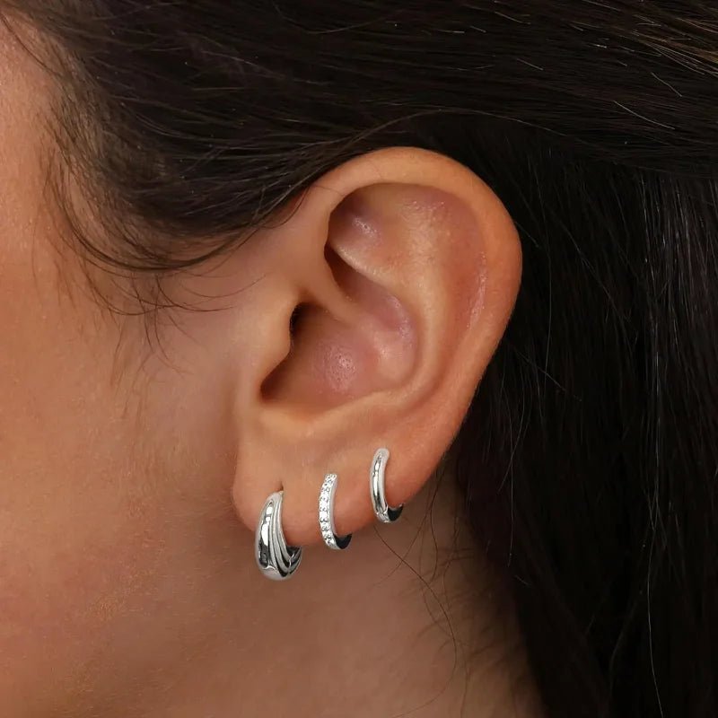 ZEYA - Sabel Hoop Piercing Set