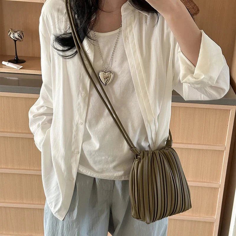 ZEYA - Sadie Pleated Mini Crossbody Bag
