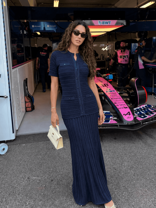 ZEYA - Sadie Ribbed Knit Maxi Dress