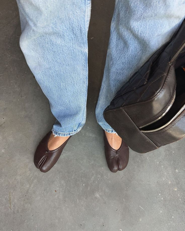 ZEYA - Sally Split Toe Ballet Flats