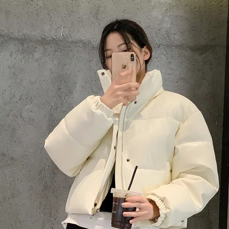 ZEYA - Sammy Faux Leather Puffer Jacket