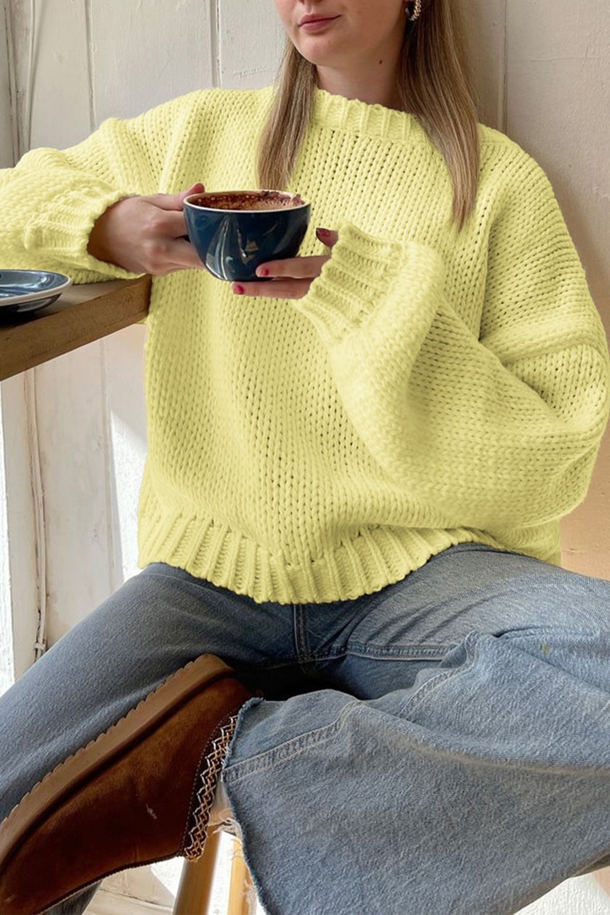 ZEYA - Sandra Crew Neck Layering Sweater