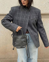 Selene Karierter Blazer