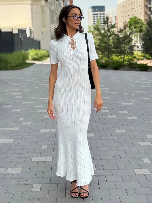 ZEYA - Shelly Bodycon Knitted Maxi Dress