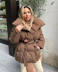 Veste matelassée à col montant Sofie
