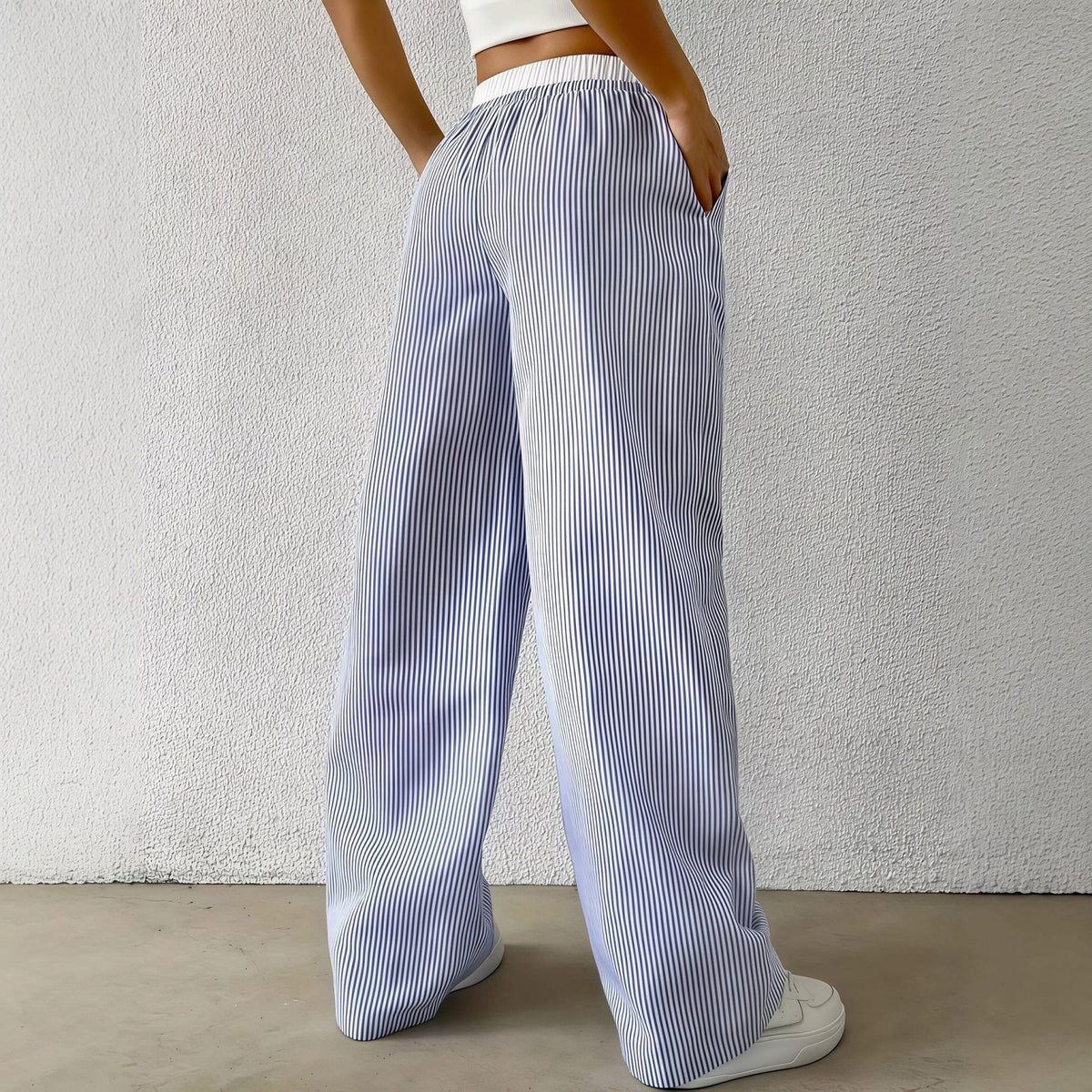 ZEYA - Solara Striped Straight Pants