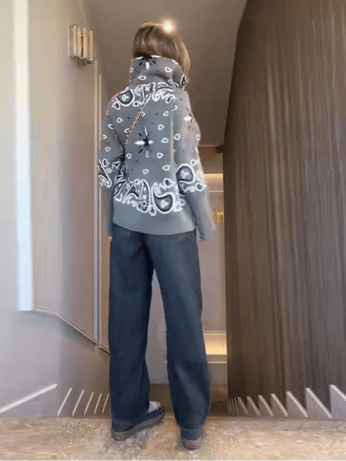 ZEYA - Stacey Paisley Knitted Cardigan