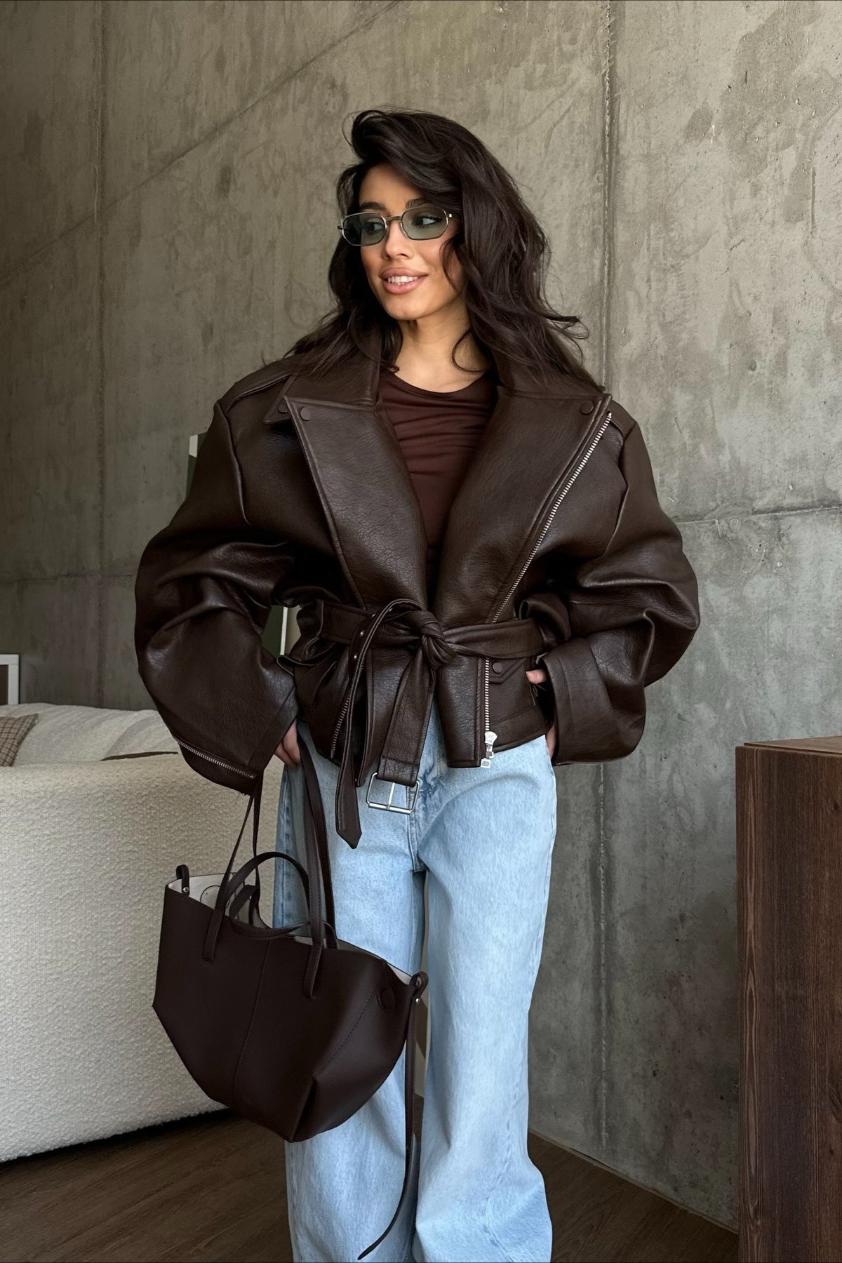 ZEYA - Stellina Vegan Leather Jacket