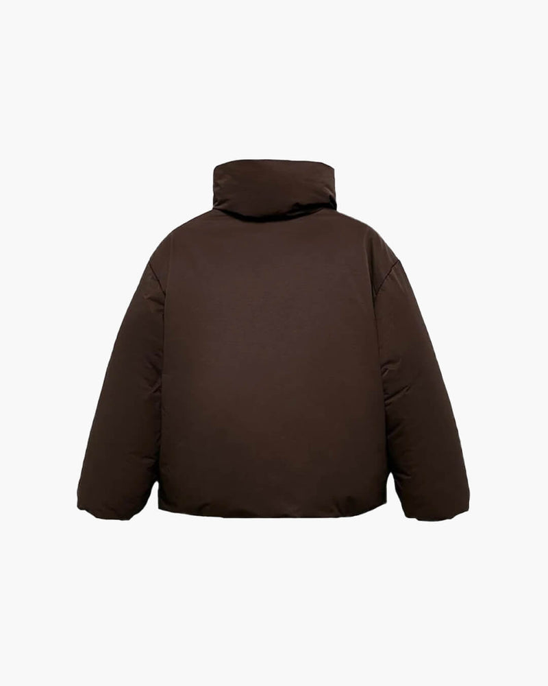 ZEYA - Suzanne High Collar Tie - Up Puffer Jacket