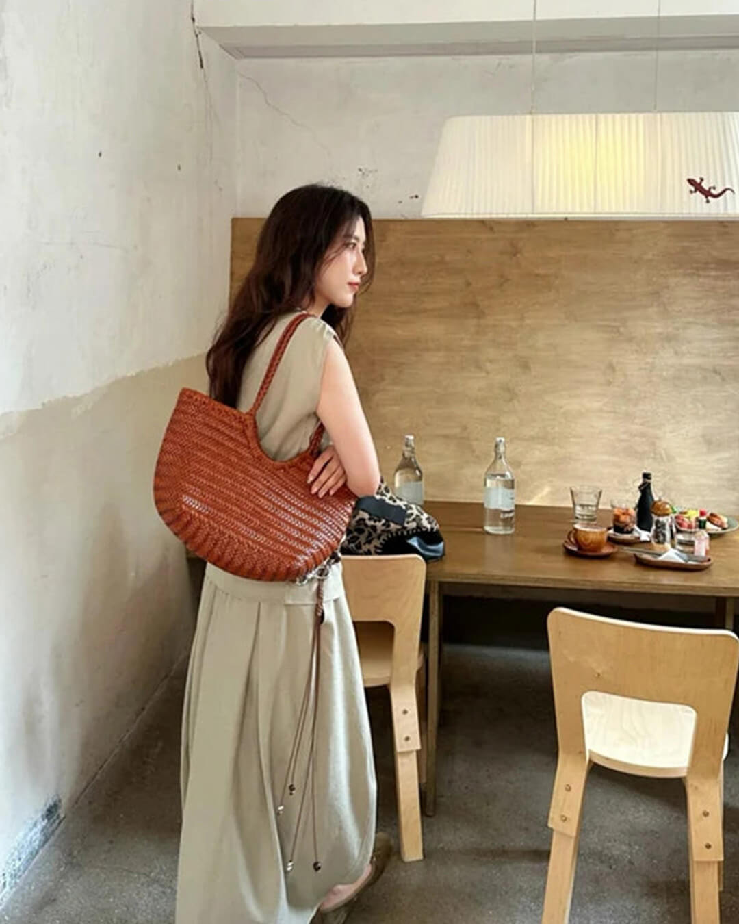 ZEYA - Tatum Handwoven Leather Tote Bag