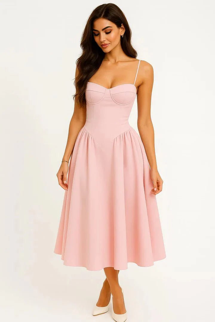 ZEYA - Thomasin Midi Wedding Guest Dress