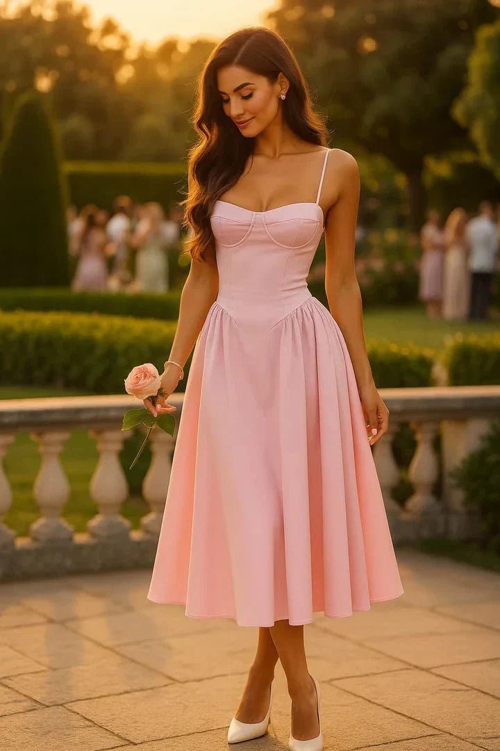 ZEYA - Thomasin Midi Wedding Guest Dress