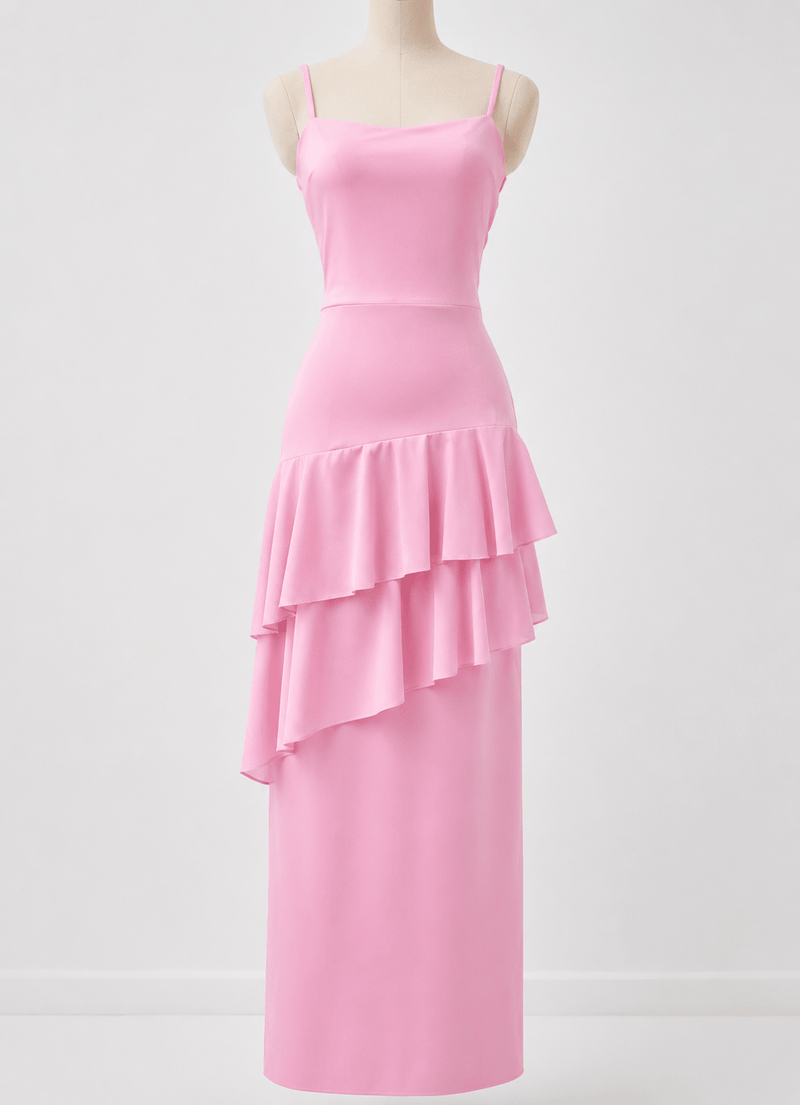 ZEYA - Tirzah Backless Spaghetti Strap Maxi Dress