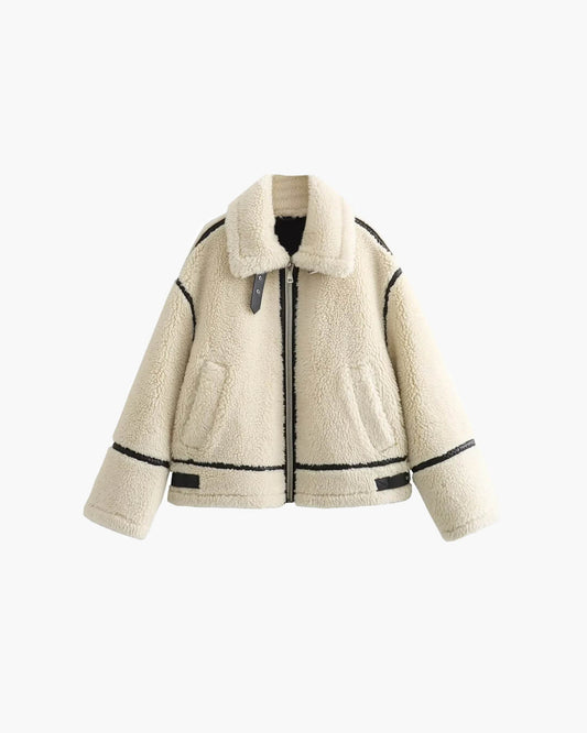 ZEYA - Valentina Boucle Bomber Jacket