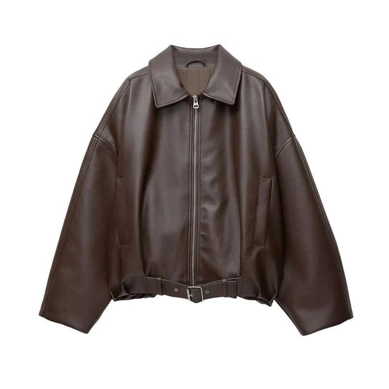 ZEYA - Valentina Leather Moto Jacket