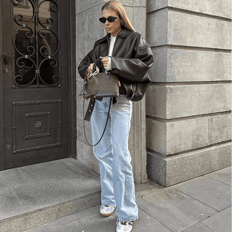 ZEYA - Valentina Leather Moto Jacket