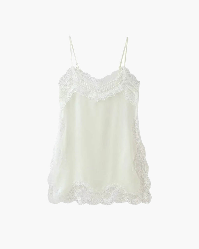 ZEYA - Valerie Lace Top with Side Slit