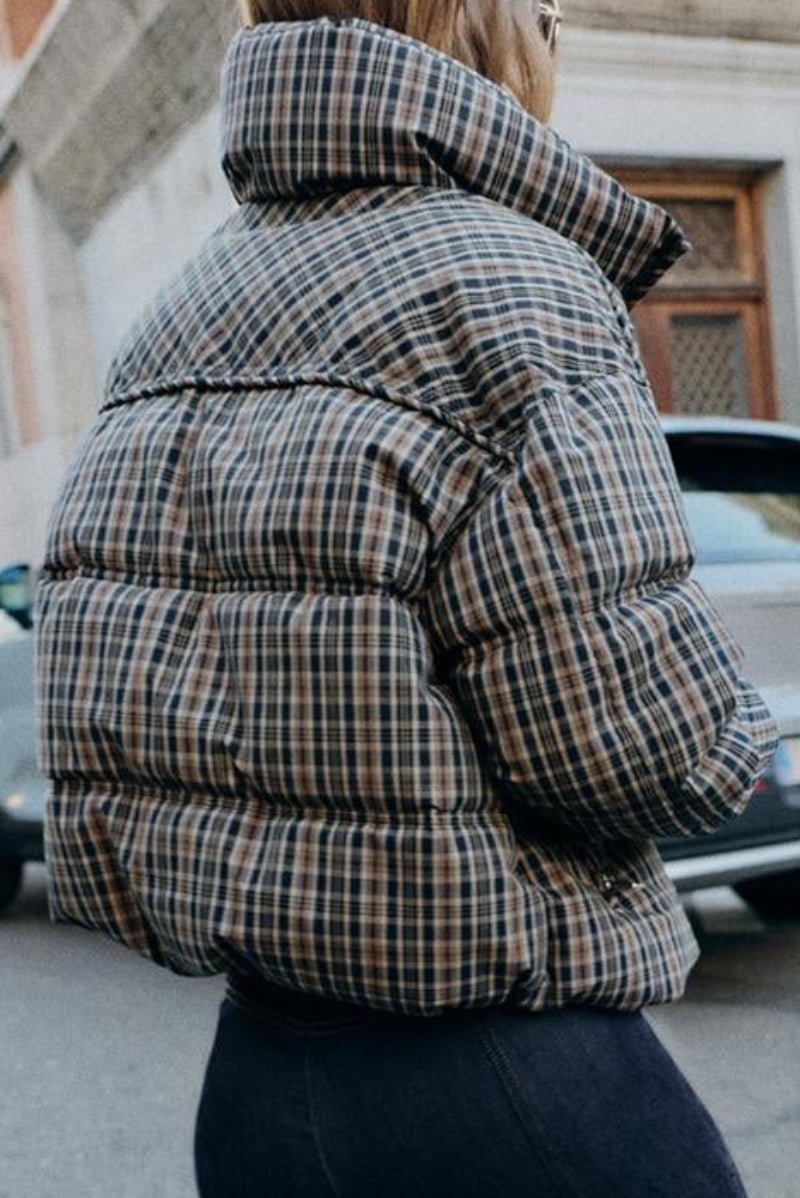 ZEYA - Valerie Plaid Puffer Jacket