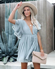 Veda Babydoll Boho Minikleid